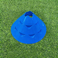 SUCTA 30 cônes de marquage en spirale PE, flexibles, pour l'entraînement de football, la mobilité et les obstacles, ensemble de poteaux d'entraînement