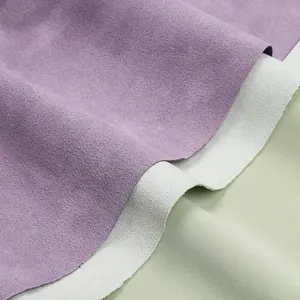 Tùy Chỉnh 2023 Trung Quốc Nhà Sản Xuất 100% Polyester Vải Dệt Faux Suede Vải Cho Sofa
