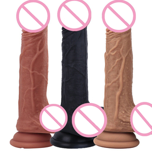 Consolador Súper Realista de Silicona Impermeable, Juguetes Sexuales para Adultos, Consolador Anal y Vaginal con Ventosa, Masajeador de Pene - Product Image 5