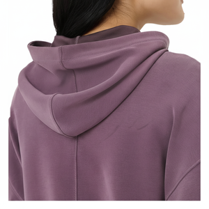 Nueva Sudadera Corta con Capucha para Mujer 2026, Transpirable, Ecológica, de Poliéster/Algodón, Personalizable, de Alta Calidad y Asequible - Product Image 1