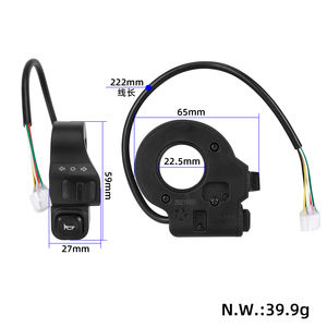 Bocina y Señal de Giro para Patinete Eléctrico Kukirin G2 G3 G4, Interruptor de Manillar Dos en Uno, Piezas de Repuesto Originales - Product Image 2