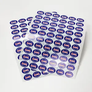 Piazza circolare ovale inspirational decor sticker tag personalizzati sacchetto di marca etichetta con stampa personalizzata