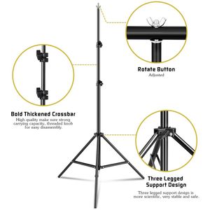 Soporte de Fondo Ajustable en Forma de T de 1.5x2M para Estudio Fotográfico, Marca SH D0100H5TKK2, Sistema de Soporte de Papel de Muselina No Tejida - Product Image 4