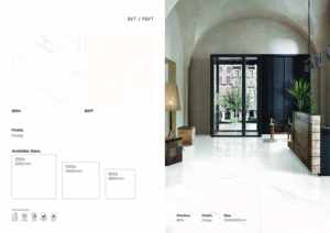 Dalles de sol et de mur en porcelaine brillante 1200x1200 Carrelage d'intérieur contemporain - Product Image 5