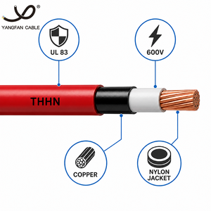 <span class=keywords><strong>Fil</strong></span> THHN 12 AWG 600V THWN-2 avec gaine en nylon, <span class=keywords><strong>fil</strong></span> <span class=keywords><strong>de</strong></span> cuivre pour conduits électriques - Product Image 3