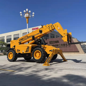 Chariot télescopique YCMG 7 tonnes 4x4 diesel, capacité 7000 kg, robuste, conforme EPA Stage V, pour utilisation portuaire et de construction - Product Image 6
