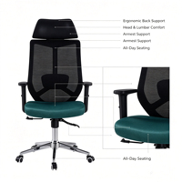 La chaise de bureau pivotante la plus vendue avec hauteur réglable et design de levage confortable, au style moderne