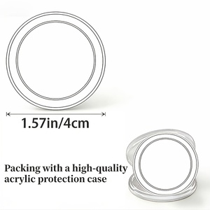 Moneta Commemorativa 3D in Rilievo della Missione Lunare Artemis 2, Moneta Commemorativa 2026 per l'Esplorazione Spaziale, Dettagli Artistici del Motivo - Product Image 6