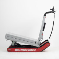 Plateforme élévatrice électrique hydraulique pliable en alliage d'aluminium EmssRobot Nano X 4, pour escaliers, usage industriel, capacité lourde 300 kg, CE