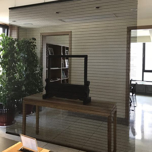 Trang trí dây thép không gỉ lưới đồ nội thất xoắn ốc dệt băng tải vành đai rèn sắt trang trí màn hình rèm - Product Image 6