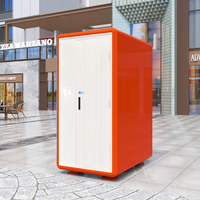 Solution d'hygiène portable tout-en-un : toilettes conteneur avec lavabo, tuyaux pré-assemblés et réservoir de stockage, installation facile