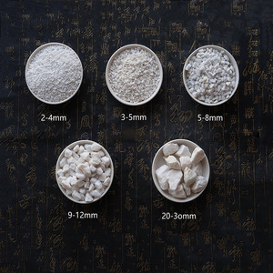 난징 공장 원형이 아닌 흰색 자갈 자연 장식용 정원 조경용 묘비석 - Product Image 1