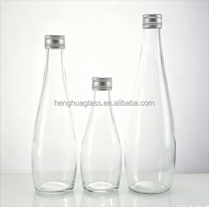 Botella de Agua de Vidrio Directo de Fábrica, 200ml, 330ml, 500ml, 750ml, 1 Litro, Botella de Vidrio para Agua Mineral y Jugo con Tapa de Rosca - Product Image 4
