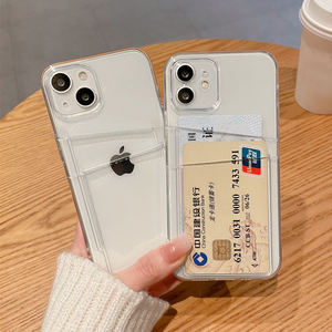 Venta al por mayor calidad tpu con tarjeta caso claro para <span class=keywords><strong>iphone</strong></span> x xr xs max 13 para <span class=keywords><strong>iphone</strong></span> 12 con la tarjeta de almacenamiento - Product Image 6