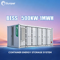 Sistema de Almacenamiento de Baterías Sunpal Lifepo4 1MW 2MW 1000KW 2000KW BESS Contenedor de Baterías Solares