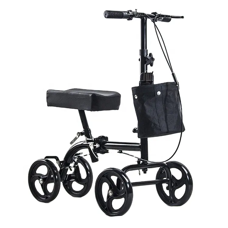 Dilatateur de soins infirmiers, marcheur de genou, fournitures de thérapie de rééducation Scooter pour handicapés léger en mouvement, aide à la marche pour handicapés