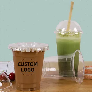 24盎司700毫升冷饮涪陵塑料500毫升印刷标志定制16盎司冰沙杯咖啡塑料