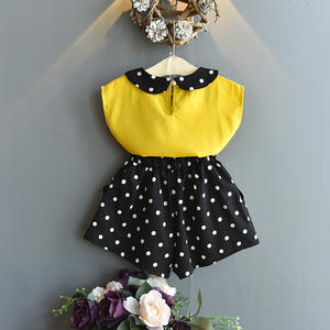 Venta al por Mayor de Conjuntos de Ropa para Niños, Estilo Nuevo, Camiseta sin Mangas y Vestido Negro para Niñas - Product Image 2