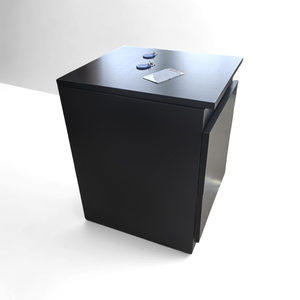 Étagère de rangement sécurisée et élégante pour armes à feu, avec compartiment secret pour objets de valeur, table de chevet avec serrure à carte NFC et support de rangement - Product Image 2