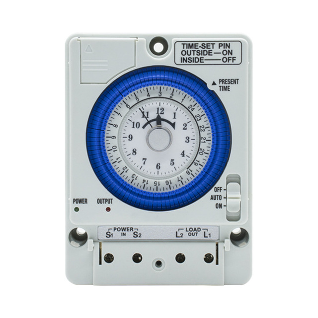 TB388 Battery Powered 20A Smart IP20 Electronic 24 Hours DIN Rail Mounted Mechanical Electric Controller Timer Switch