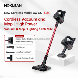 <span class=keywords><strong>Aspirateur</strong></span> sans fil <span class=keywords><strong>avec</strong></span> moteur sans balais, buse de lavage, lumières LED, 2 vitesses, cyclone tactile, HEPA, CB, CE, RoHS, GS1 Plus - Product Image 2