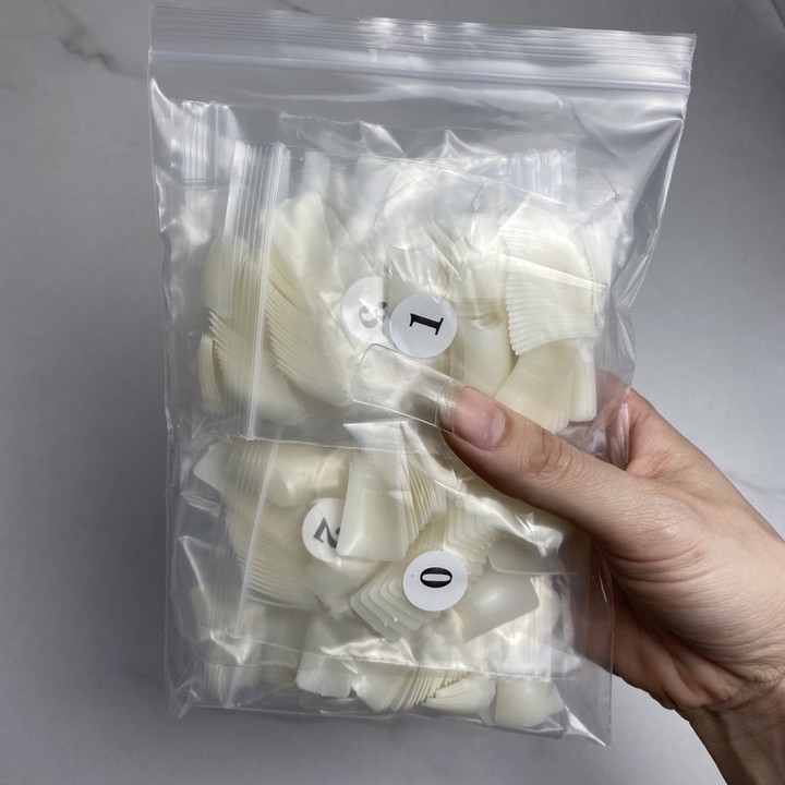 500 pièces/sac Long transparent