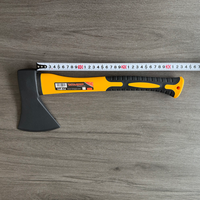 Hache Tomahawk en acier inoxydable avec manche en bois pour usage extérieur