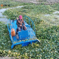 Coupe-herbe aquatique automatique pour la suppression des plantes aquatiques et la restauration de l'environnement aquatique des lacs et rivières