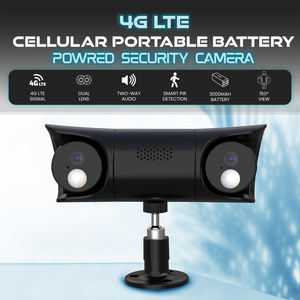 Vente chaude 2K Ultra HD double objectif Mini caméra de sécurité intérieure tête rotative manuelle grande capacité de batterie audio bidirectionnel - Product Image 5