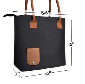 กระเป๋าชายหาดขนาดใหญ่พร้อมผ้ากันน้ำและผ้าหุ้มฉนวนสำหรับการใช้งานกลางแจ้งอย่างมีสไตล์ - Product Image 2