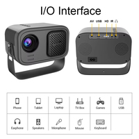 Mini projecteur Smart TV WIFI portable, cinéma maison, Android IOS Phone, projecteurs vidéo 4k, projecteur LED