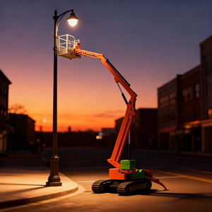 Self-Propelled High-Altitude Aerial Work <b>Platforms</b> New Diesel-Fuelled <b>Trucks</b> For Building Material Machinery Lift Manipulator - Product Image 3