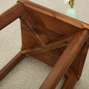 Modern Minimalist Wooden <b>Stool</b> Square Design Durable Home Living Room Adult High <b>Stool</b> For <b>Dining</b> <b>Table</b> Use - Product Image 4