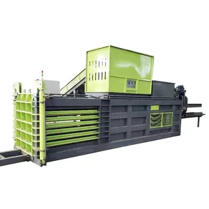 Factory Price 400 Model Horizontal Hydraulic Compressor Scrap Metal Baler Machine For Recycling