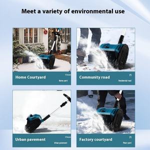 Brosse à neige électrique sans fil rechargeable portable, moteur sans balais, pelle à neige manuelle, balayeuse, qualité bricolage pour la maison, batterie - Product Image 3