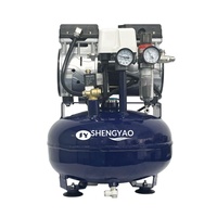 Compresseur d'air mobile silencieux sans huile 10L, petite pompe à air portable pour équipement de beauté et pistolet de micro-aération