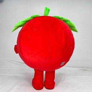 2 м Надувное яблоко взрослый размер смешной мультфильм фрукты тема серии талисман костюм - Product Image 3