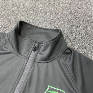 Diseño personalizado 1/4 cremallera gimnasio correr deportes pulóver chaqueta - Product Image 3