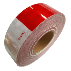 High Viz แผ่นสะท้อนแสง DOT-C2แบบปริซึมกันน้ำสติกเกอร์สะท้อนแสงสำหรับรถบรรทุกสติกเกอร์ความปลอดภัยที่เด่นชัดเทปสะท้อนแสงสำหรับรถพ่วง - Product Image 2
