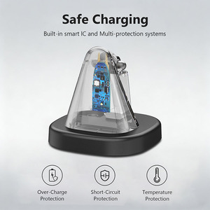 Base di Ricarica Wireless Mini per Occhiali Smart AI <span class=keywords><strong>G31</strong></span>, Supporto Portatile Antiscivolo per Ricarica Rapida Occhiali Meta - Product Image 4