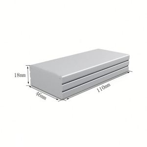 Customizable HF-A-22 EBM CNC Machined Aluminum Alloy Junction Box with Powder Coated IP54 Protection for Electronics - Product Image 1