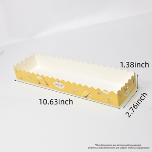 Boîte d'emballage de pain, sac d'emballage de repas, boîte de papier <span class=keywords><strong>rectangulaire</strong></span>, bouffées, milkshakes, pain, pâtisseries, chenilles, boîte de papier - Product Image 2