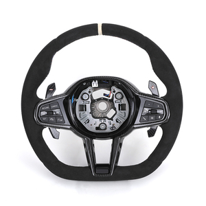 Palettes de Changement de Vitesse en Carbone <span class=keywords><strong>M</strong></span> <span class=keywords><strong>Sport</strong></span> pour Volant en Cuir Couleur de Couture Personnalisée pour <span class=keywords><strong>BMW</strong></span> M5 F10 F90 M6 F06 F12 Série G Mise à Niveau - Product Image 1