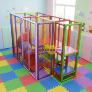 Équipement de terrain de jeu intérieur commercial Balorama Softplay, piscine à balles 5x2.2x4, construction en PVC et métal, capacité de 100 à 500 kg, pour les écoles - Product Image 3
