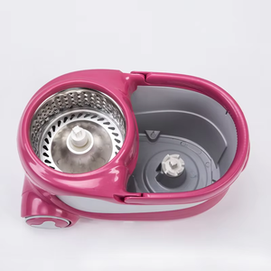 Dooso Home Kitchen Productos <span class=keywords><strong>de</strong></span> limpieza Fregona <span class=keywords><strong>de</strong></span> microfibra giratoria sin esfuerzo y cubo con ruedas Set Fregonas Limpieza <span class=keywords><strong>de</strong></span> pisos - Product Image 5