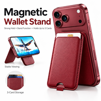 Portefeuille magnétique en cuir PU OEM pour iPhone 15 Pro Max, support de cartes avec blocage RFID, vente en gros d'usine