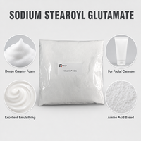 Stéaroyl glutamate de sodium, poudre blanche, CAS n° 79811-24-8