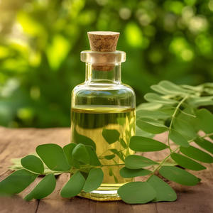 Groothandelsprijs koudgeperste pure natuurlijke biologische moringa zaaddragerolie essentiële olie vloeistof voor gezicht en haar - Product Image 5