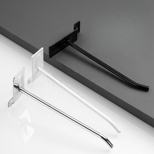 Siêu thị Hội Đồng Quản trị rãnh treo móc cửa hàng đá đen tường hiển thị móc siêu thị treo Rack hiển thị móc - Product Image 6