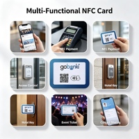 Étiquette NFC pour téléphone Tag215, autocollant NFC étanche avec adhésif